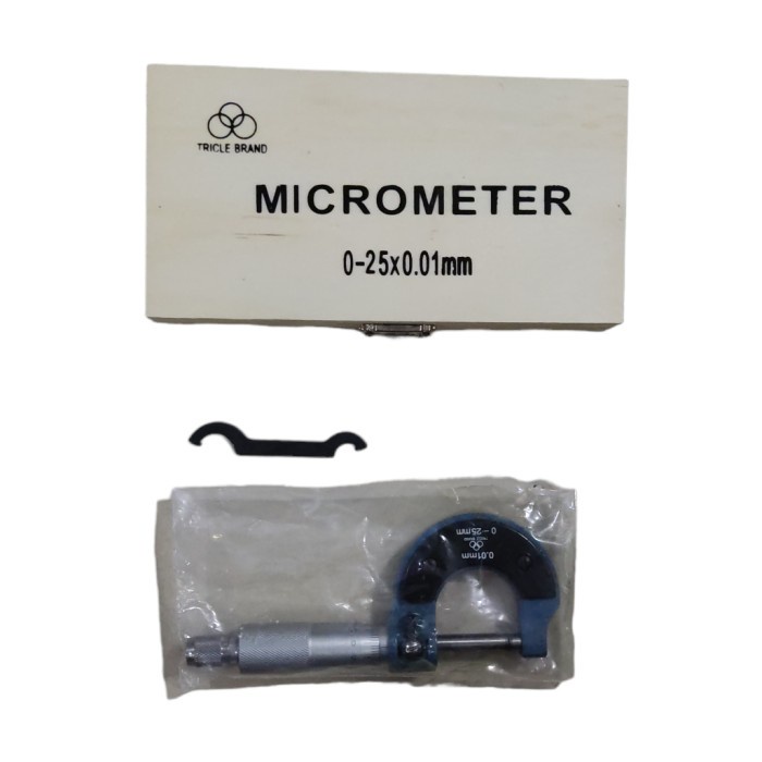 TRICLE MICROMETER 0-25 mm X 0.001 mm mikro micro meter 0-25X0,001mm