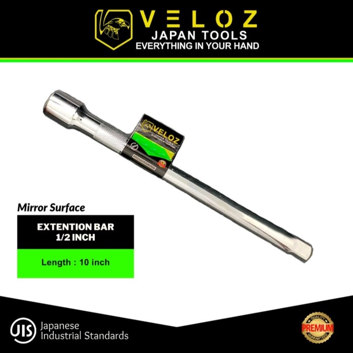 VELOZ extention bar 1/2 X 10 INCH sambungan sock socket extension bar