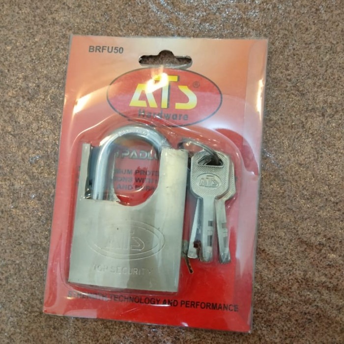 ATS gembok jaket 50MM jacket padlock pagar rumah ORIGINAL