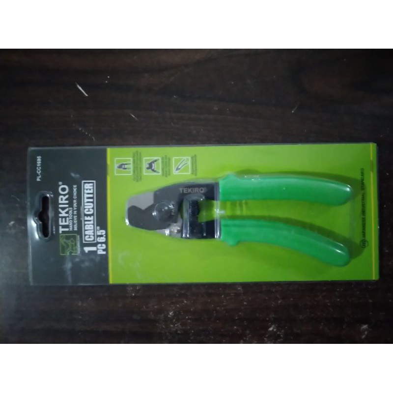 TEKIRO cable cutter 6,5" tang potong kabel ORIGINAL