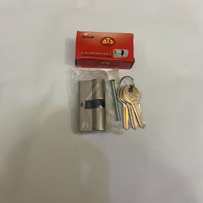 ATS CK-60-NP BESAR PUTIH silinder kunci 60 mm cylinder pintu 60mm