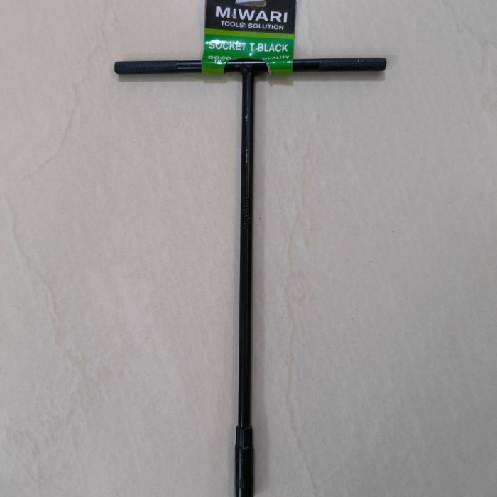 MIWARI kunci T 8MM/10MM/12MM/14MM HITAM kunci sok sock socket