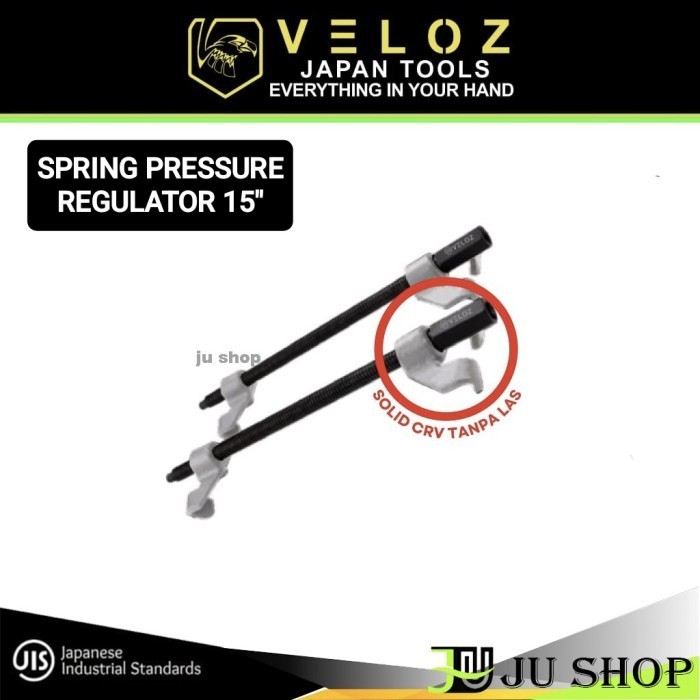 VELOZ (ISI 2pcs) SPRING PRESSURE REGULATOR 15 INCH penekan per keong coil spring compressor 15INCH