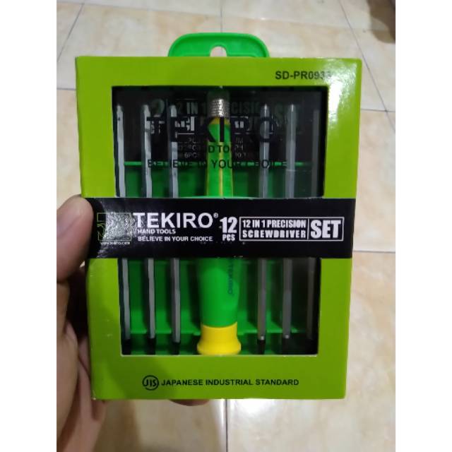 TEKIRO tang set 3pcs tang kombinasi 7", tang lancip 6", tang potong 6"