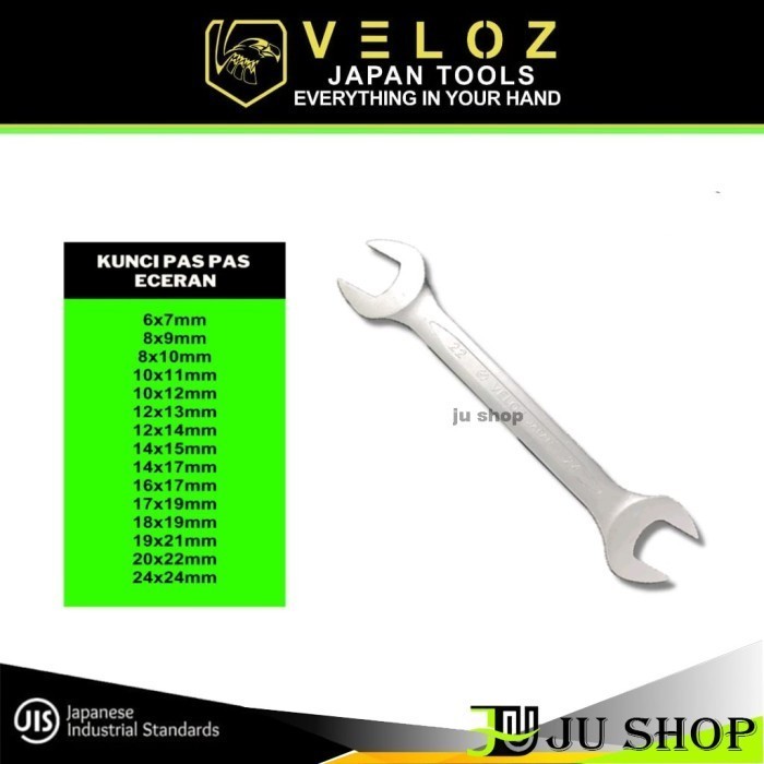 VELOZ ECERAN kunci PAS PAS 19x21 20x22 22x24 double open end wrench