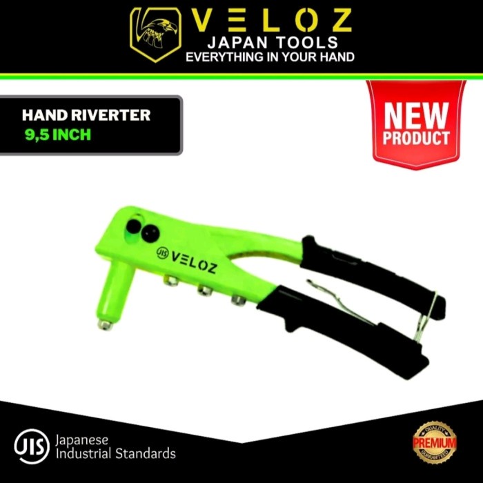 VELOZ tang RIVET 9,5 INCH hand riveter tembakan paku ripet 9,5inch