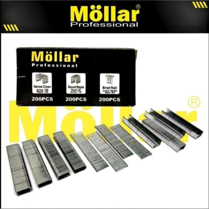 MOLLAR isi staples tembak 3 IN 1 stapler staple gun paku tembak