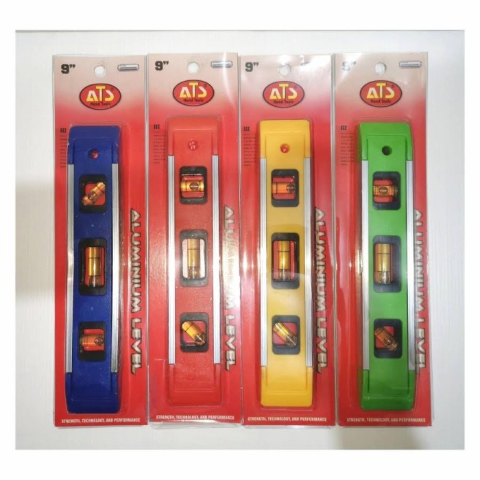 ATS waterpass MINI 9 INCH aluminium magnet waterpas penggaris 9inch