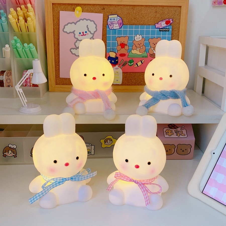 Lampu Tidur Led Bentuk Kelinci Lucu