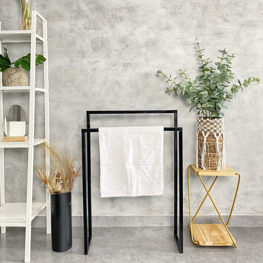 Hanger towel gantungan handuk besi minimalis