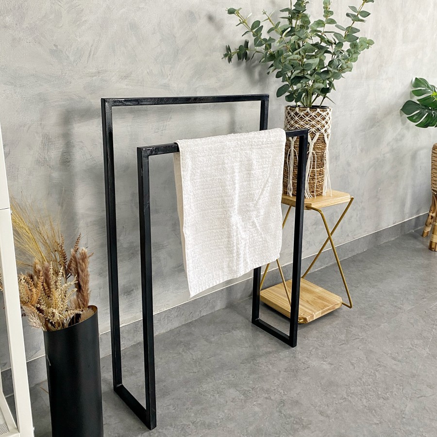 Hanger towel gantungan handuk besi minimalis