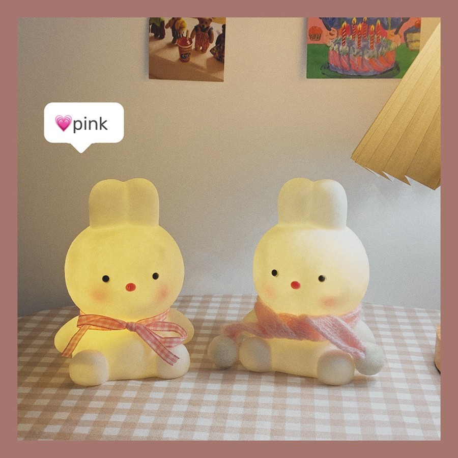 Lampu Tidur Led Bentuk Kelinci Lucu