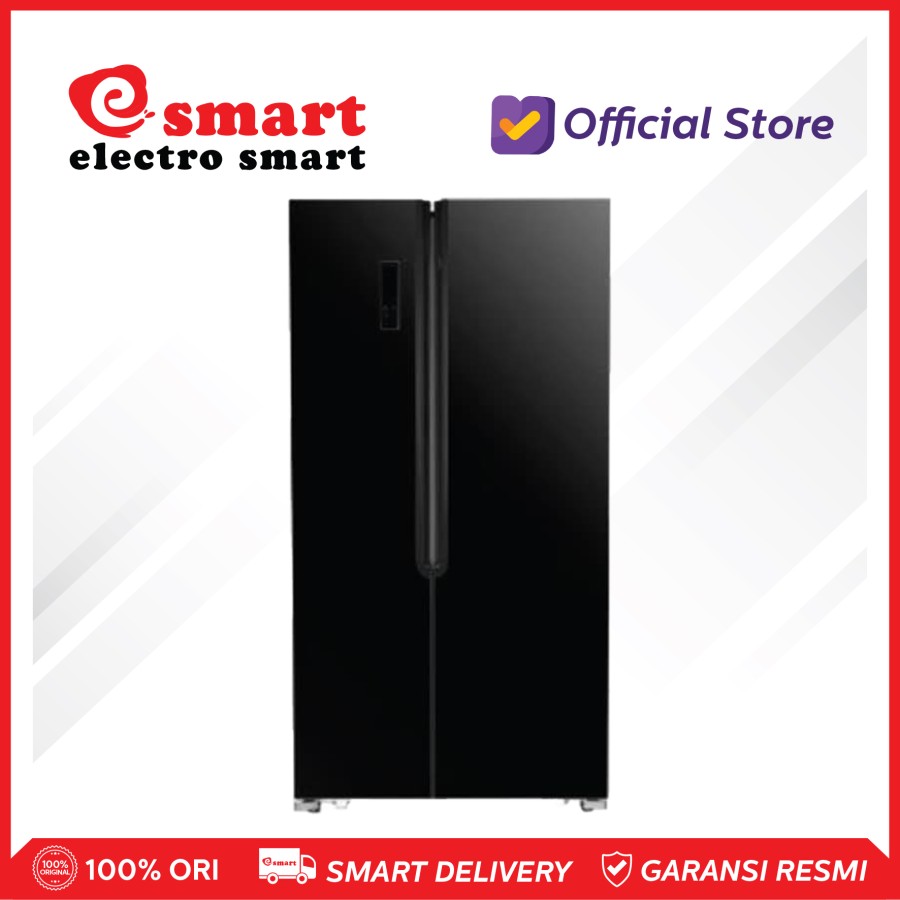 CHEEZ FREEZER GEA G2D-472.R BLACK GLASS