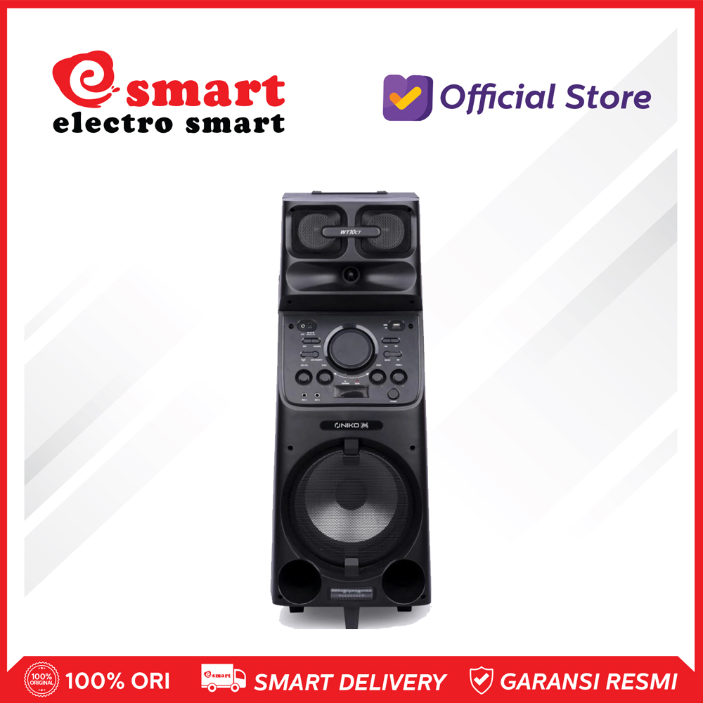 NIKO WT10CT Speaker Portable Karaoke Trolley 10 inch 150 Watt