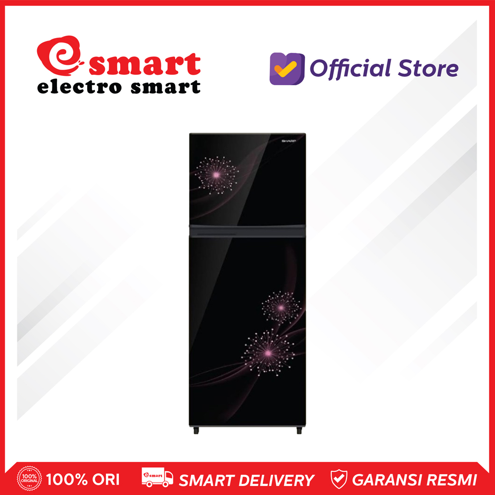 SHARP - 2 DOOR REFRIGERATOR SJ-237MG-DP