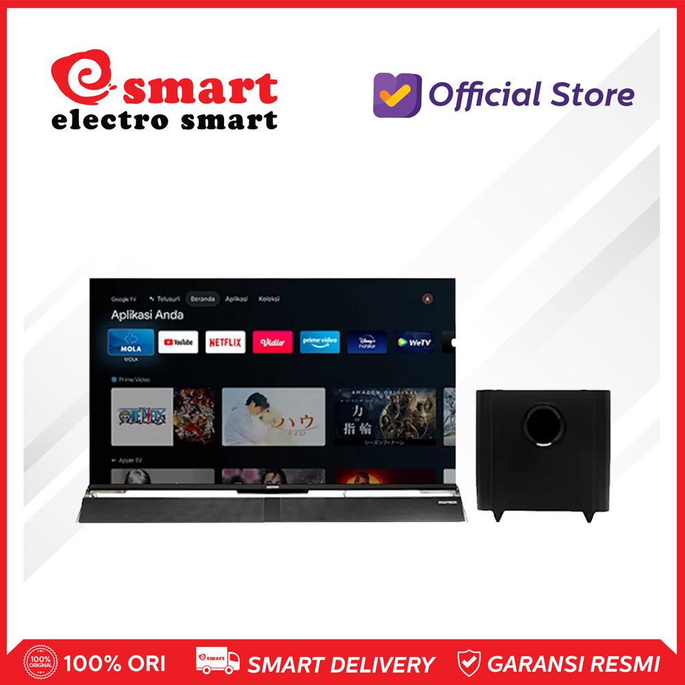 POLYTRON PLD 50BUG5959 GOOGLE TV 50 INCH + SOUNDBAR