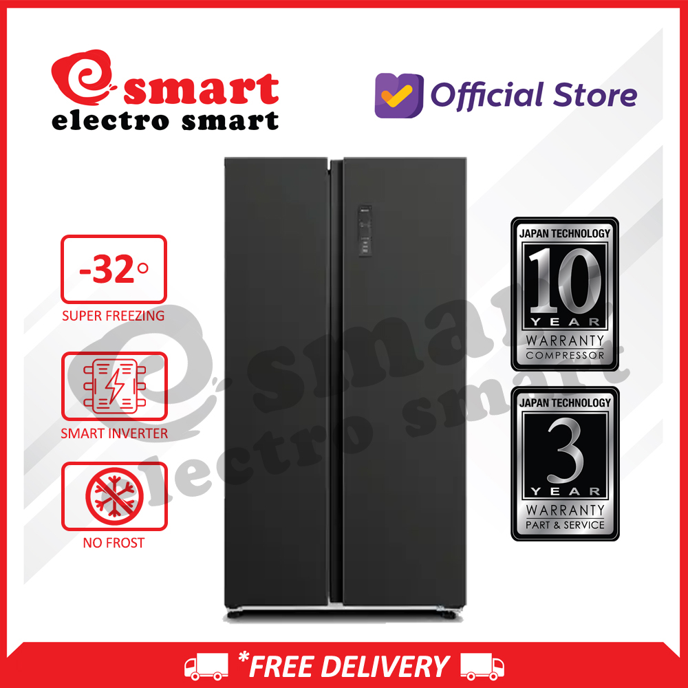 CHANGHONG FSS680NIB REFRIGERATOR SIDE BY SIDE 560 L INVERTER