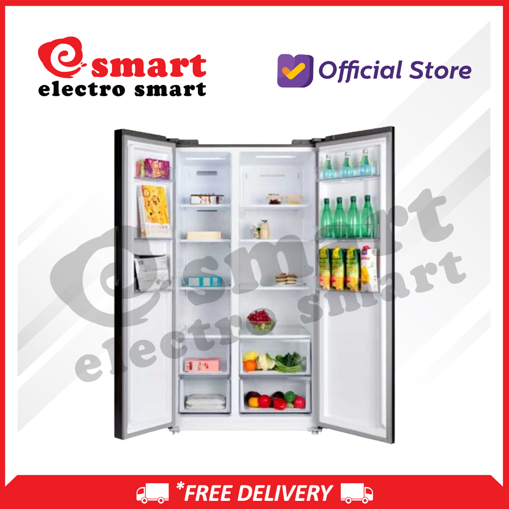 CHANGHONG FSS680NIB REFRIGERATOR SIDE BY SIDE 560 L INVERTER