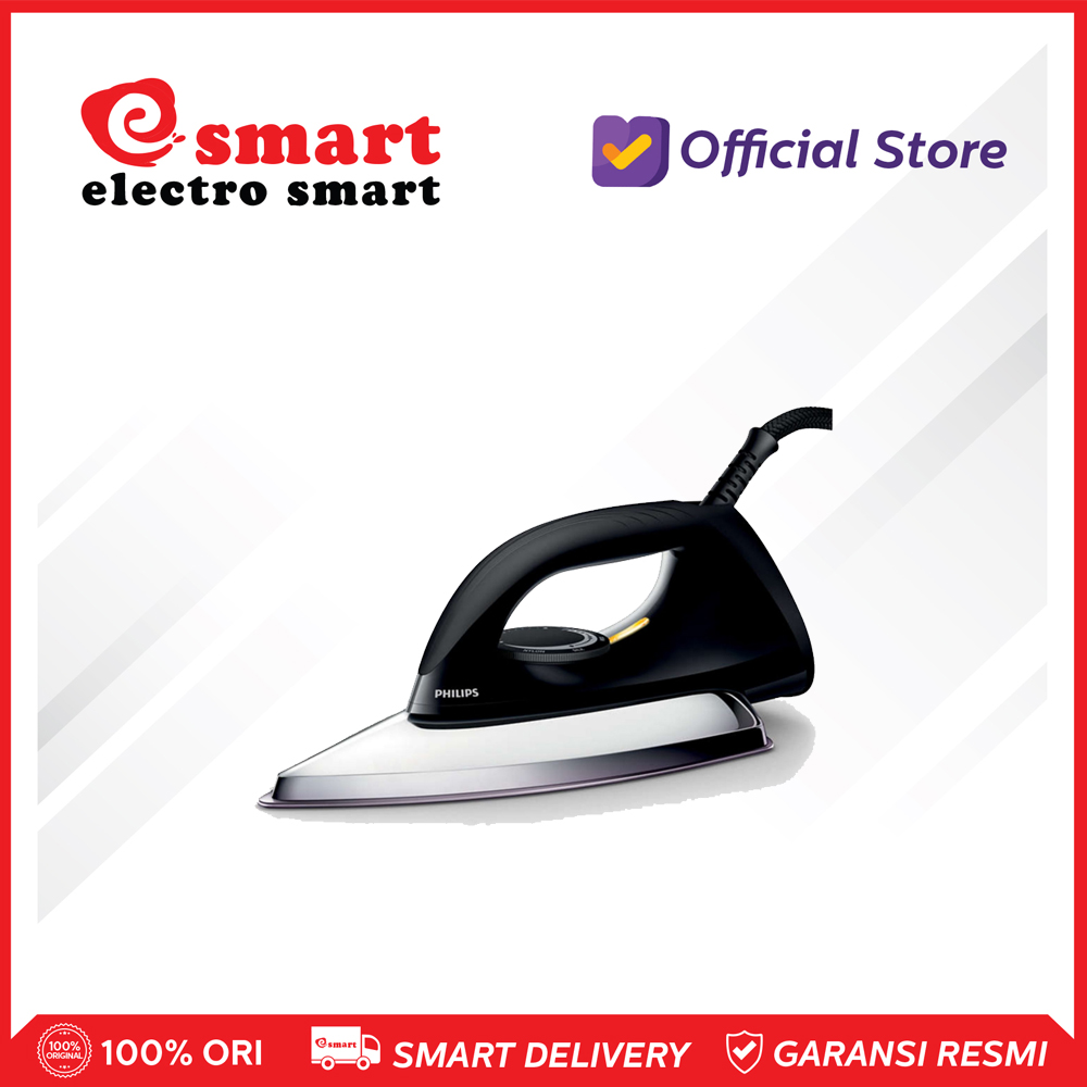 SETRIKA PHILIPS HD1173/80 Hitam DRY IRON