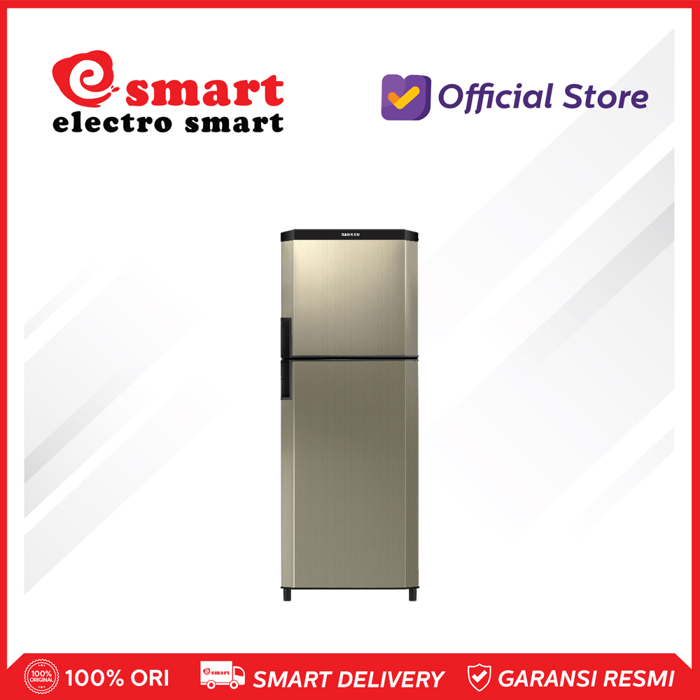 SANKEN LEMARI ES 2 PINTU SK-V231PA-CBG