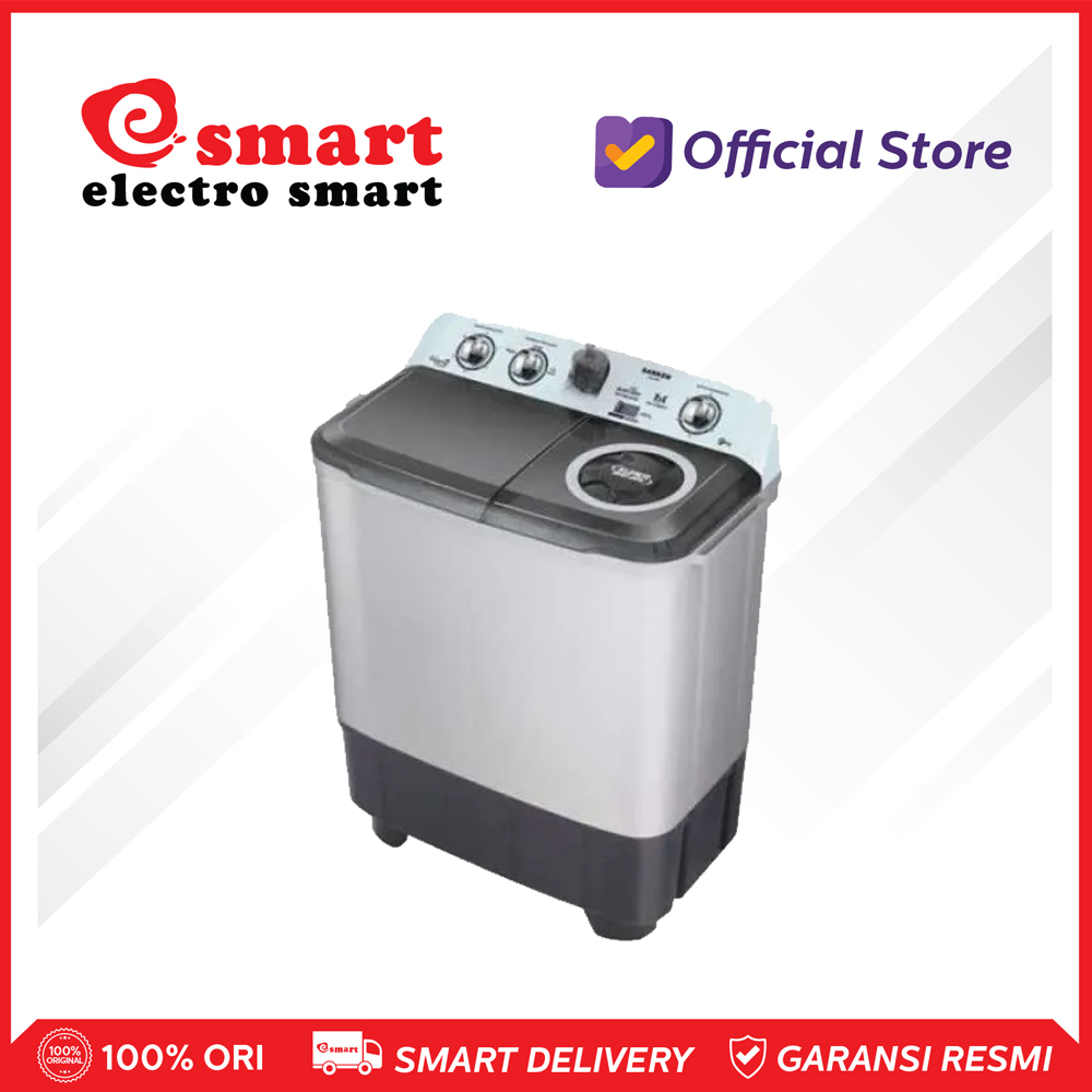 SANKEN - WASHING MACHINE TWIN TUB 9 KG TW-928HGY-BL