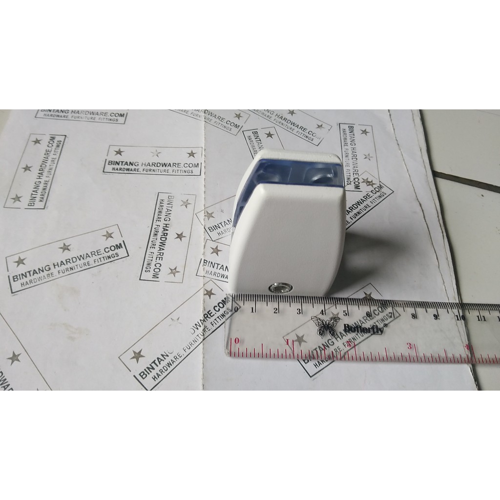 Table Partition Clamp 201A White Fitting Partisi Penyekat Meja Kantor Furniture Putih