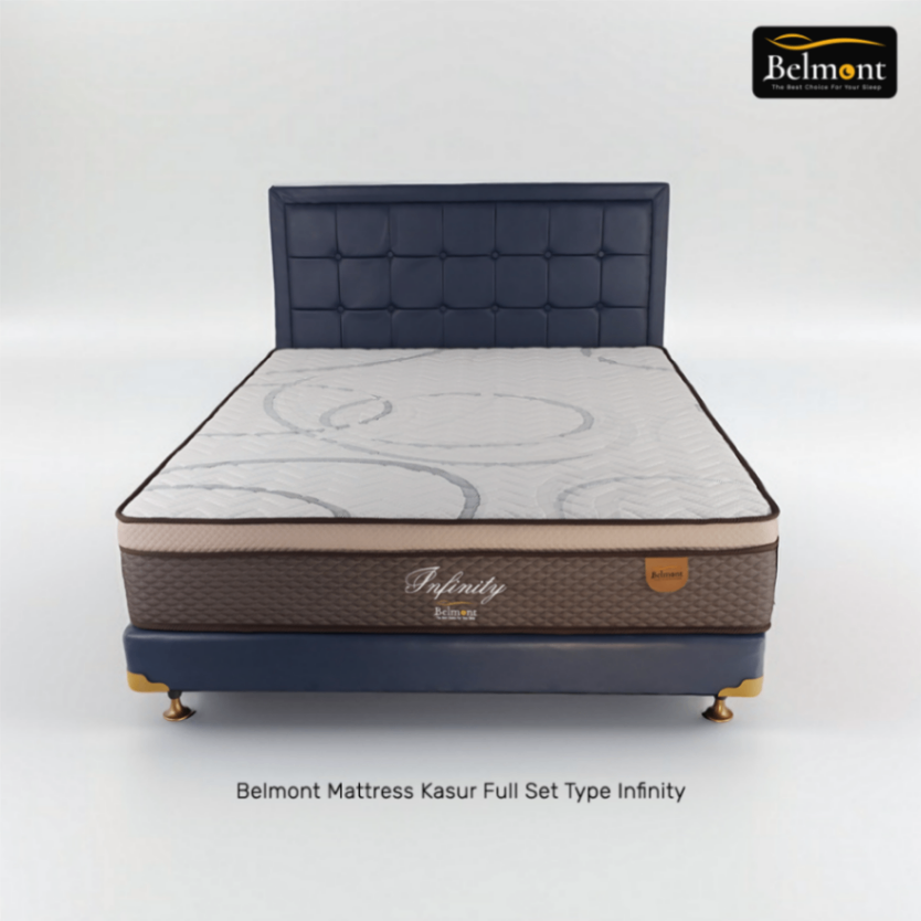 Belmont Mattress Kasur Type Infinity Satu Set Divan + Sandaran