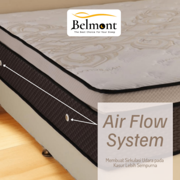 Belmont Mattress Type Luxmore Kasur Comfort Eurotop Satu Set