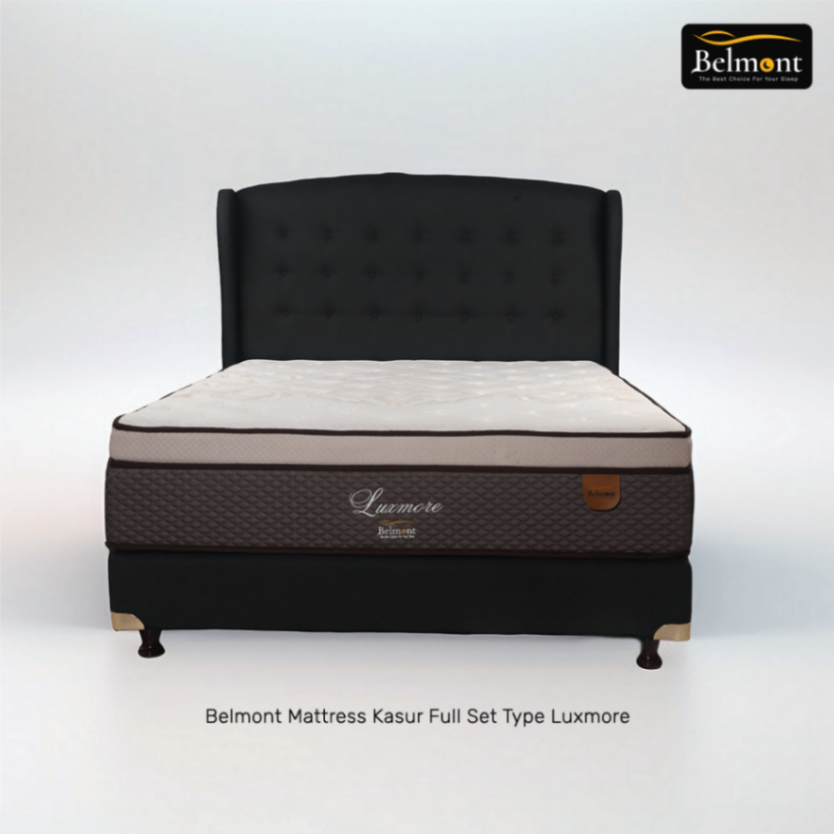 Belmont Mattress Type Luxmore Kasur Comfort Eurotop Satu Set