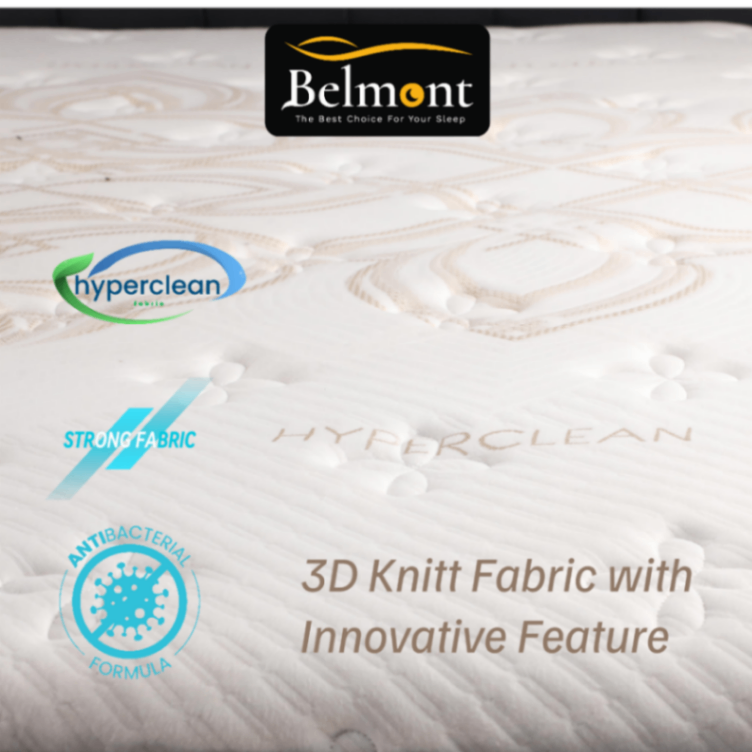 Belmont Mattress Type Luxmore Kasur Comfort Eurotop Satu Set