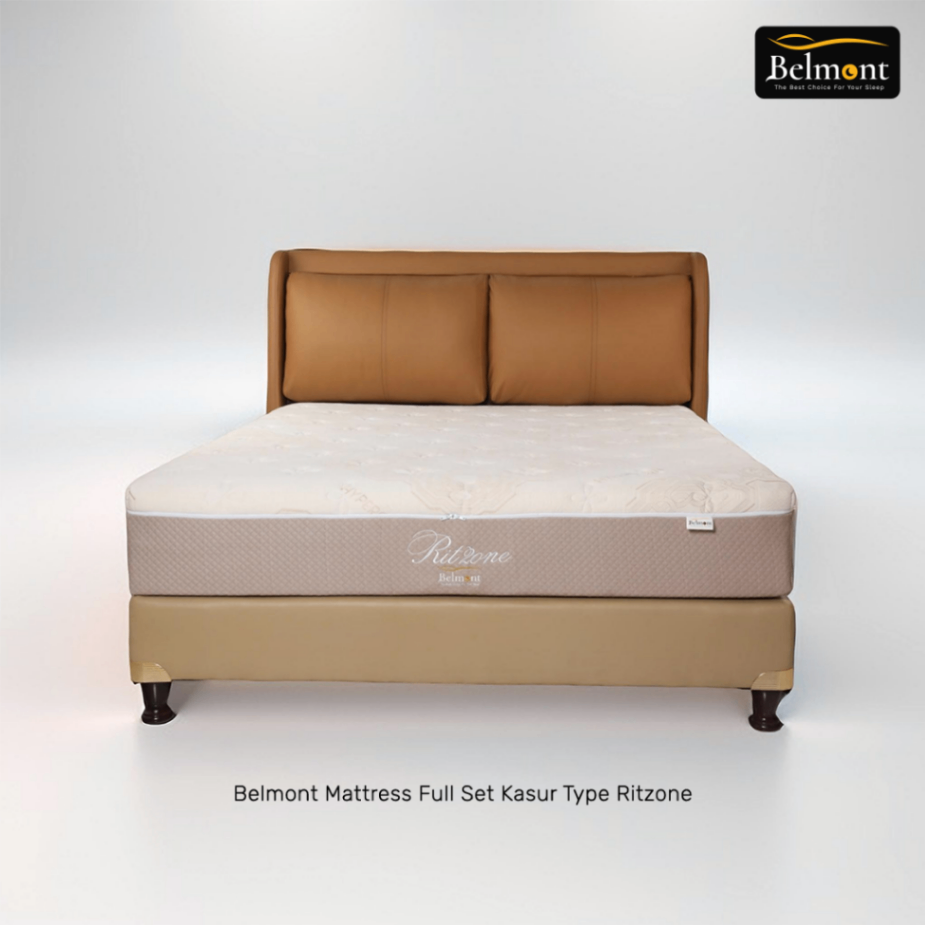 Belmont Mattress Kasur Type Ritzone with Cover Zipper Satu Set