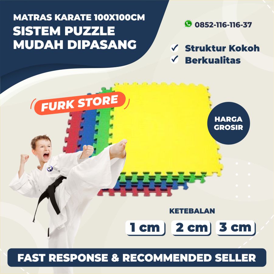 Matras Karate 1 Set, Matras Karate Beladiri, Matras Beladiri Murah