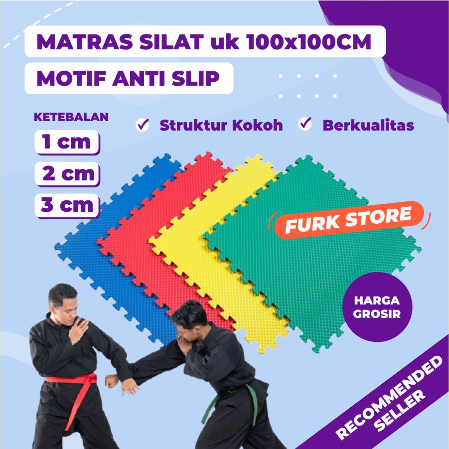 Matras Silat 3cm, Matras Silat 5cm, Matras Puzzle Silat Untuk Olahraga
