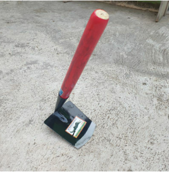 cangkul mini serbaguna bahan baja gagang kayu