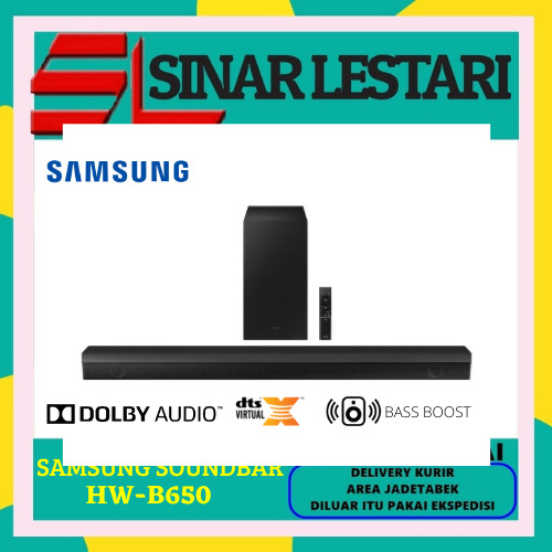 SOUNDBAR SAMSUNG HW-B650 3.1 CH DOLBY AUDIO BLUETOOTH HDMI BASS BOOST