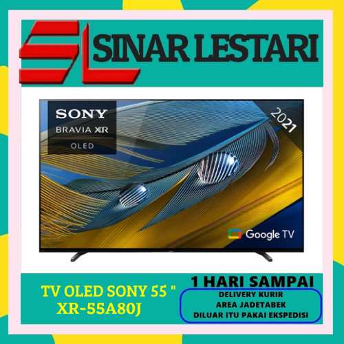 TV SONY BRAVIA XR-55A80J OLED 55 INCH UHD 4K SMART ANDROID TV 55A80J