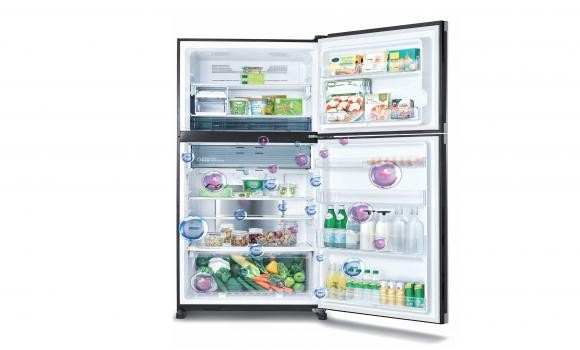 KULKAS SHARP SJ-IG762PM-SL 2 PINTU INVERTER 570 L WITH PLASMA CLSUTER