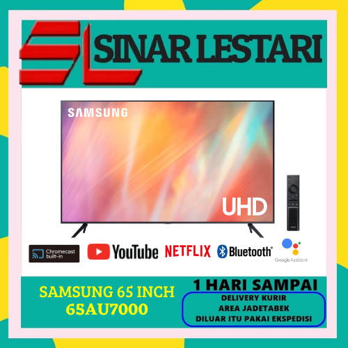 SAMSUNG 65AU7000 SMART TV 65 INCH CRYSTAL UHD 4K SAMSUNG UA65AU7000