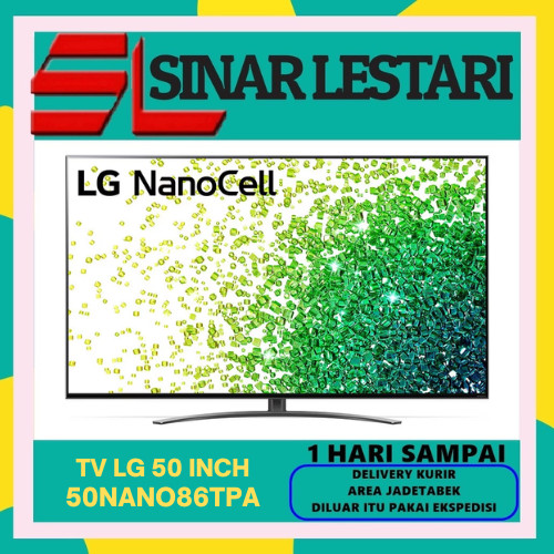 LG 50NANO86 NANOCELL SMART TV 50 INCH UHD 4K DOLBY ATMOS / 50NANO86TPA