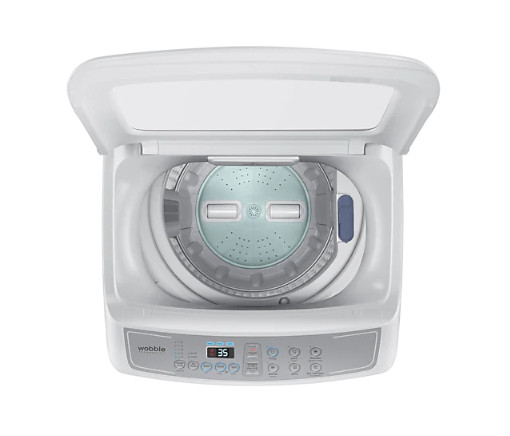 MESIN CUCI SAMSUNG WA90H4200SG TOP LOADING 9 KG INVERTER WOBBLE+ /WA90