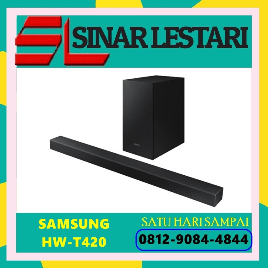 PROMO SOUNDBAR SAMSUNG HW-T420 HWT420 POWERFUL BASS 6.5" 2.1CH