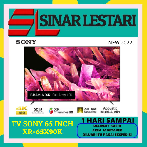 TV SONY BRAVIA XR-65X90K ANDROID TV 65 INCH UHD 4K FULL ARRAY LED X90K