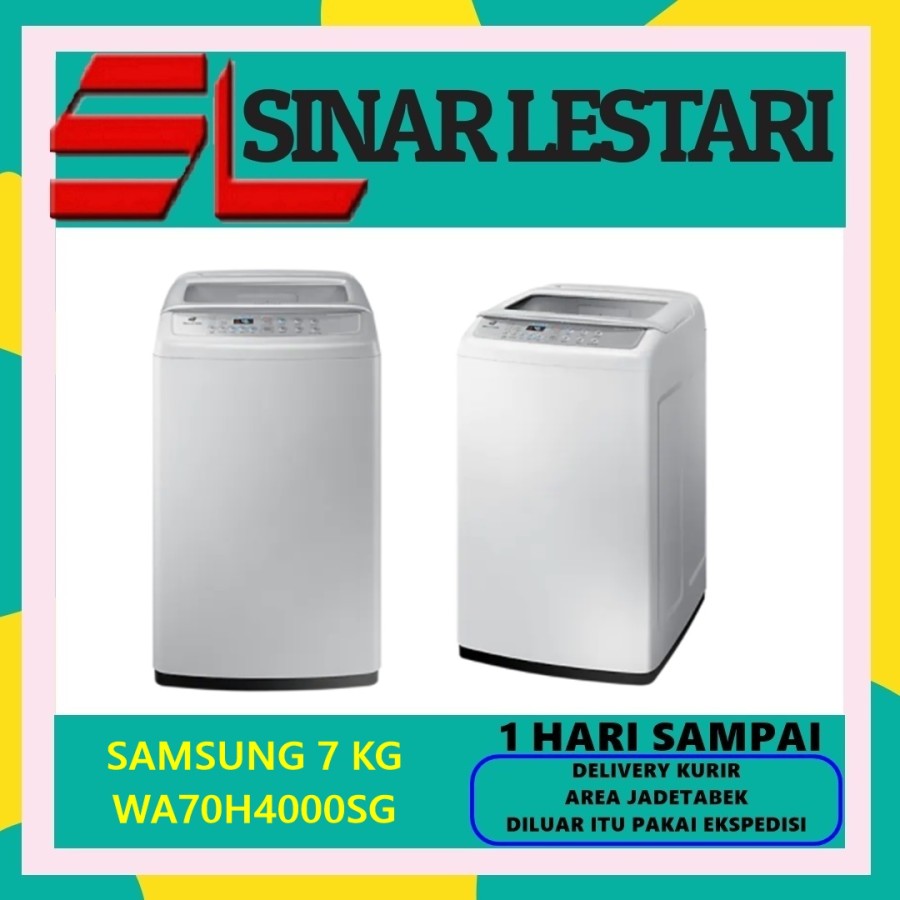 Promo Mesin Cuci Samsung Top Loading Washer WA70H4000SG/SE Murahhhhhhh