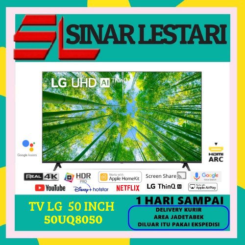 LED TV LG 50UQ8050 SMART TV 50 INCH UHD REAL 4K WITH HDR10 50UQ8050PSB