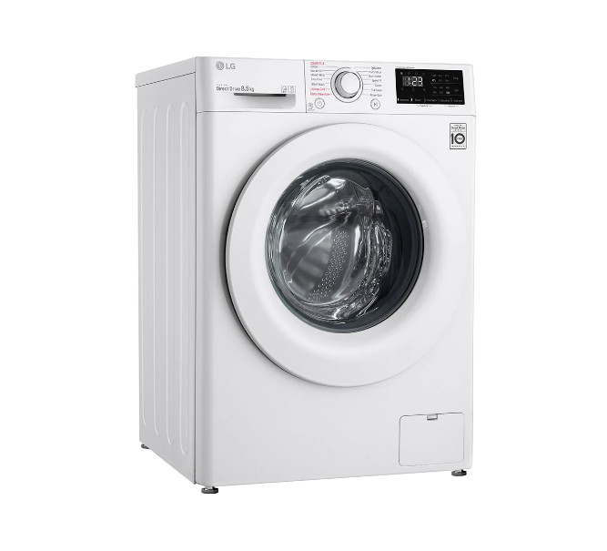 MESIN CUCI LG FV1285S5WS FRONT LOADING 8.5 KG INVERTER AI DD + STEAM