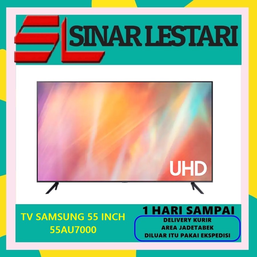 SAMSUNG 55AU7000 SMART TV CRYSTAL UHD 4K 55 INCH LED TV UA55AU7000