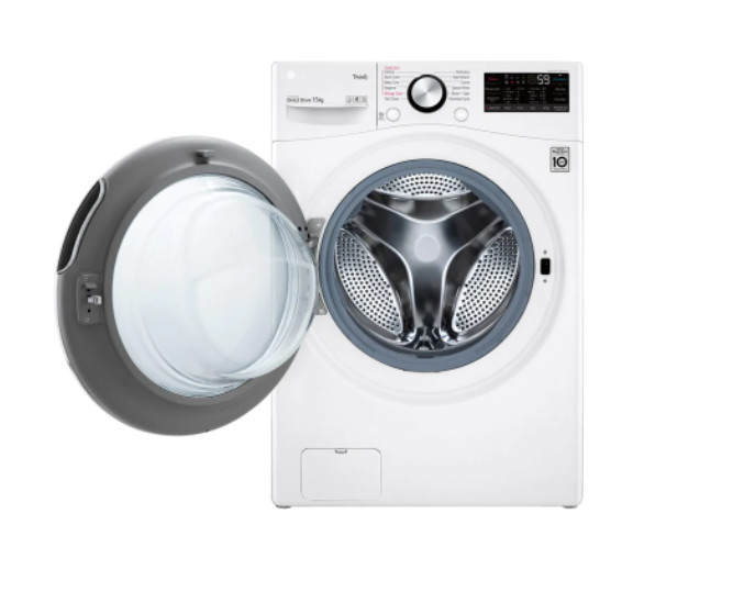 MESIN CUCI FRONT LOADING LG F2515STGW KAPASITAS 15 KG INVERTER