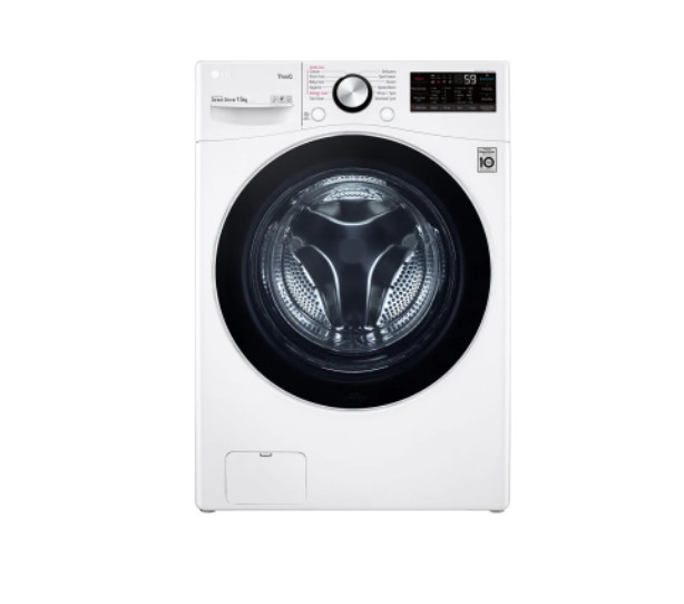MESIN CUCI FRONT LOADING LG F2515STGW KAPASITAS 15 KG INVERTER