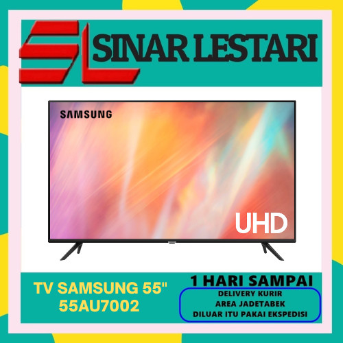 TV SAMSUNG 55AU7002 SMART TV 55 INCH UHD 4K WITH PURCOLOUR / 55AU7000