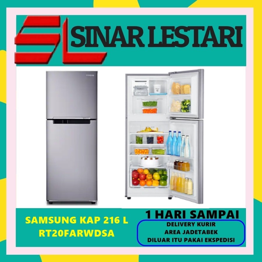 KULKAS SAMSUNG RT20FARWDSA DUA PINTU